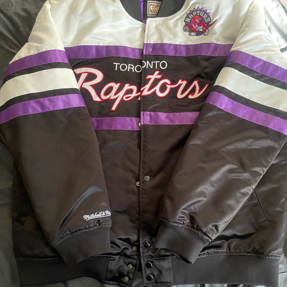 Mitchell & Ness Purple Quilted Jacket